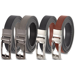 Patented Reversible Ratchet Belt - 2 colors - (2 Pack!)